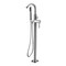 Alfi Brand Polished Chrm Sgl Lvr Flr Mnt Tub Filler Mixer w Hand Held Shower Head AB2534-PC - alternate 2